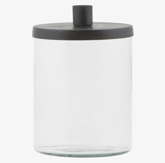 Bild av elegant glasburk med multifunktionell design