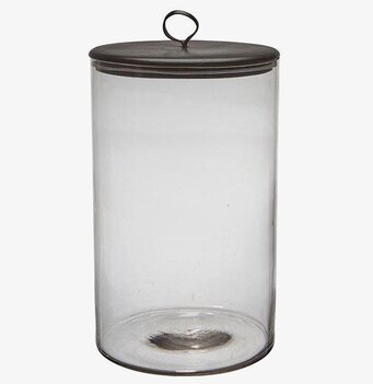 Glasburk Kuta Svart XL från Wikholm Form i transparent glas