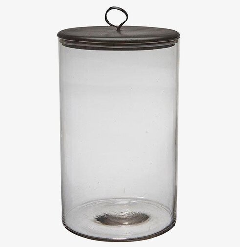 Glasburk Kuta Svart XL från Wikholm Form i transparent glas