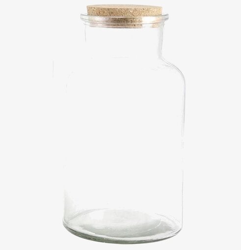 Glasburk Korklock Bred från Strömshaga med naturlig kork