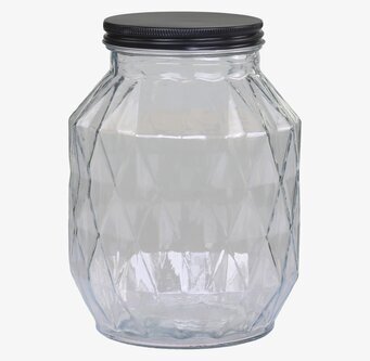 Glasburk Diamant L från Chic Antique med fasetterat glas