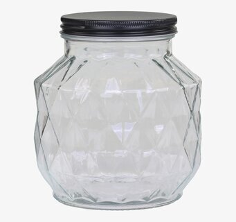 Glasburk Diamant M från Chic Antique med geometriskt mönster