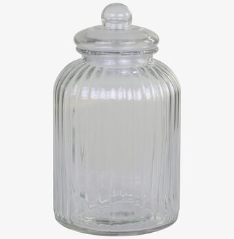 Glasburk Med Lock L från Chic Antique i klart glas