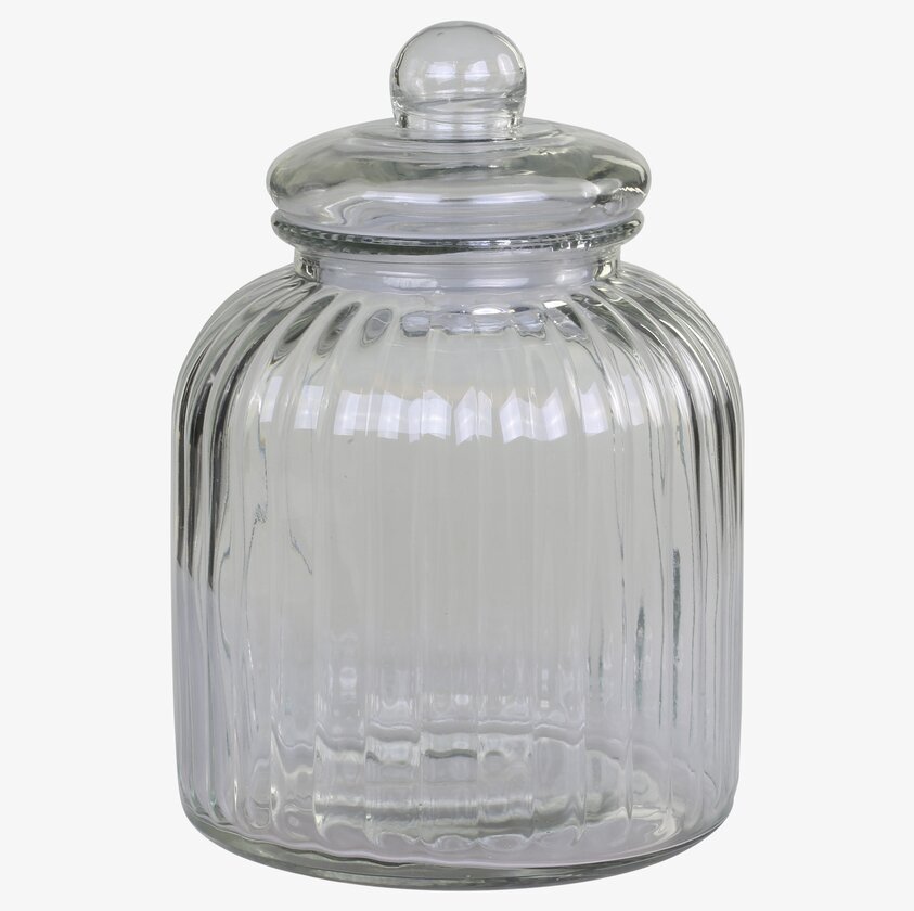 Glasburk Med Lock M från Chic Antique i klart glas