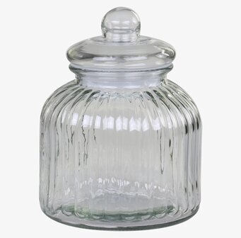 Glasburk Med Lock S från Chic Antique med reliefmönster