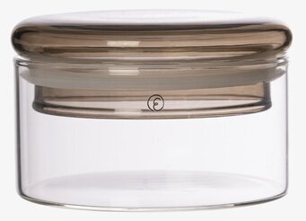 Foto av elegant och funktionell glasförvaringsburk