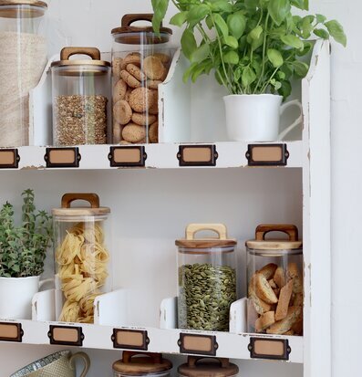 Bild av stilfull och funktionell köksinredning