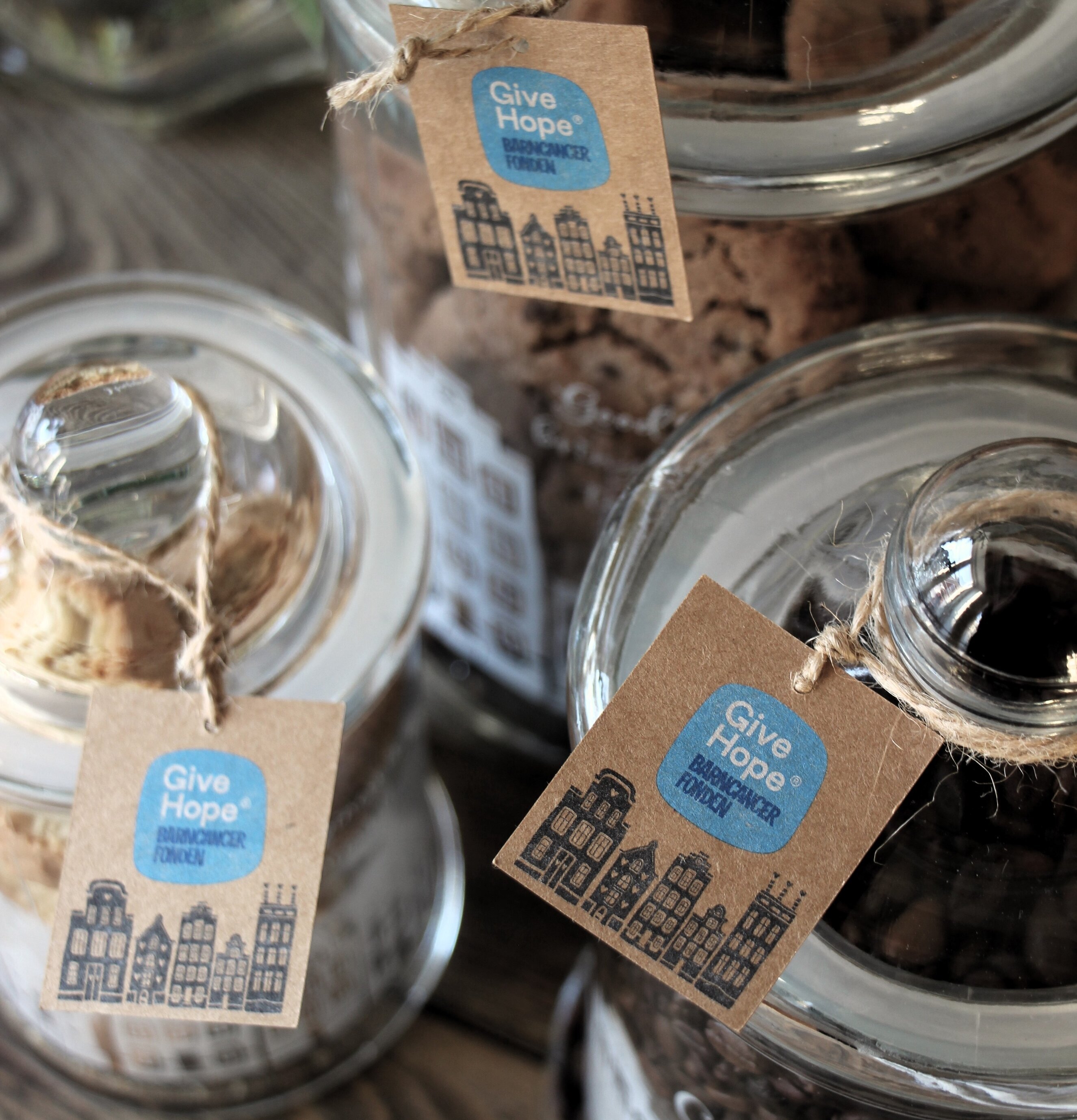 Glasburk - Coffee Jar från Majas Cottage på rustik träyta