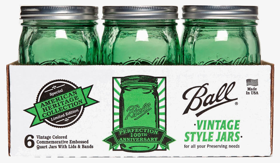 Ball Mason Jars - Green Pint Perfection Mason från Ball Mason Jar