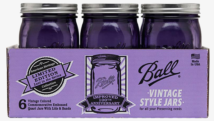 Ball Mason Jars - Purple Pint Improved Mason från Ball Mason Jar