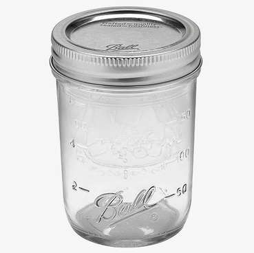 Bild av elegant glasburk för stilfull köksförvaring