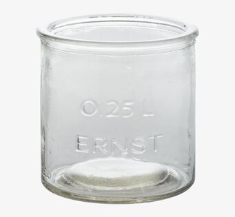 Glasburk/Lykta 0.25L från Ernst på ljus bakgrund