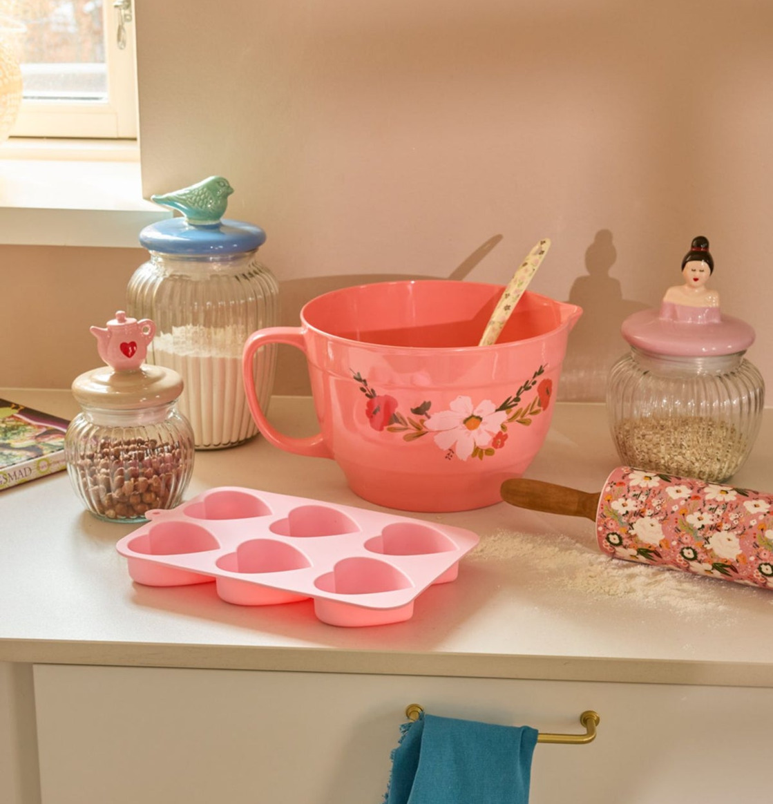 Glasburk Lady Rosa Tekanna Rice Glasburkar