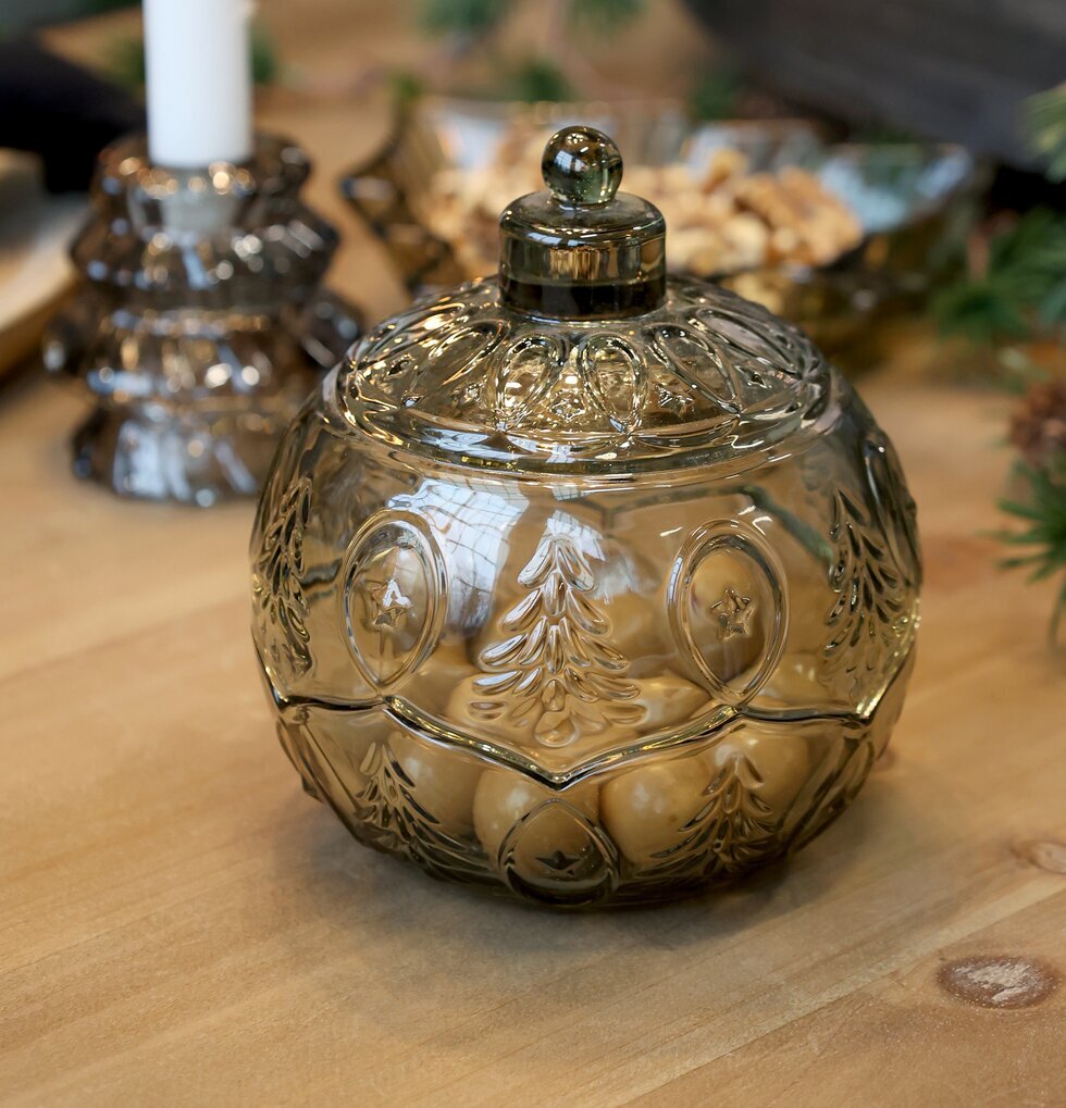 Glasburk Julkula Oliv Chic Antique Glasburkar