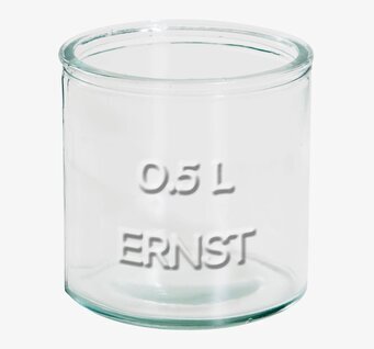 Glasburk 0,5 Liter Ernst Glasburkar Krukor Örtkrukor Glaskrukor