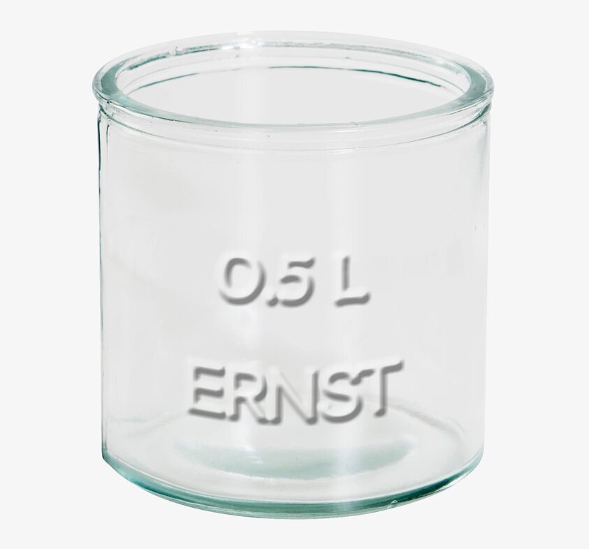 Glasburk 0,5 Liter från Ernst med ren och funktionell design