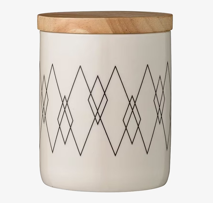 Bild av stilren förvaringsburk med skandinavisk design